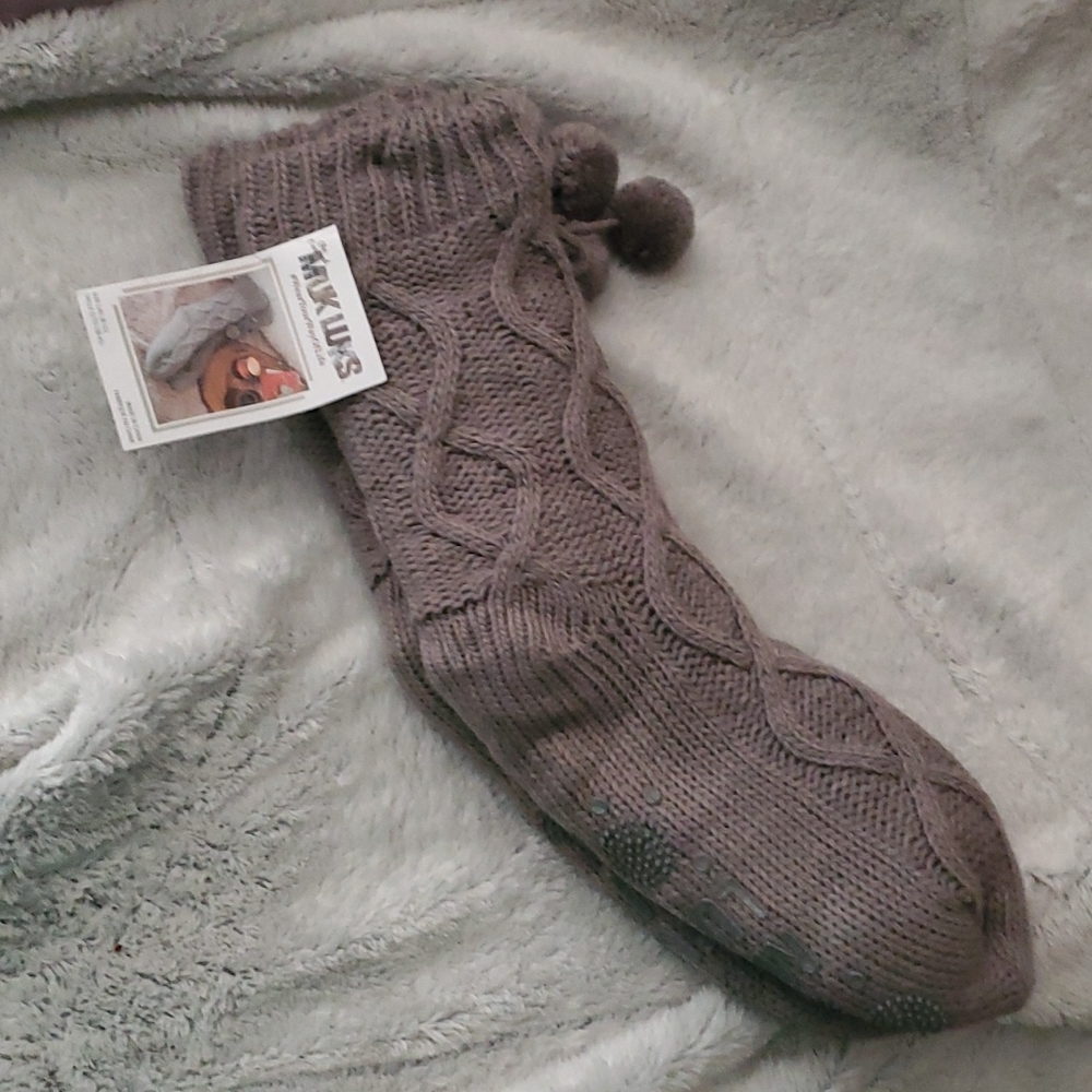 Muk Luks lounge socks with fleece